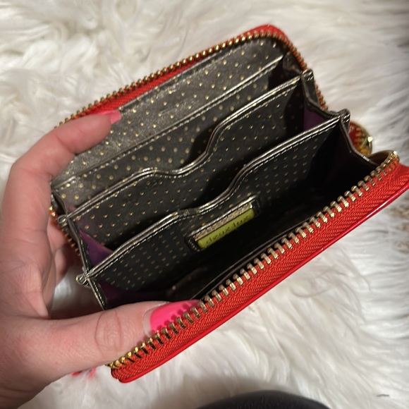 Deux Lux Cherry Red Wristlet - Picture 2 of 2